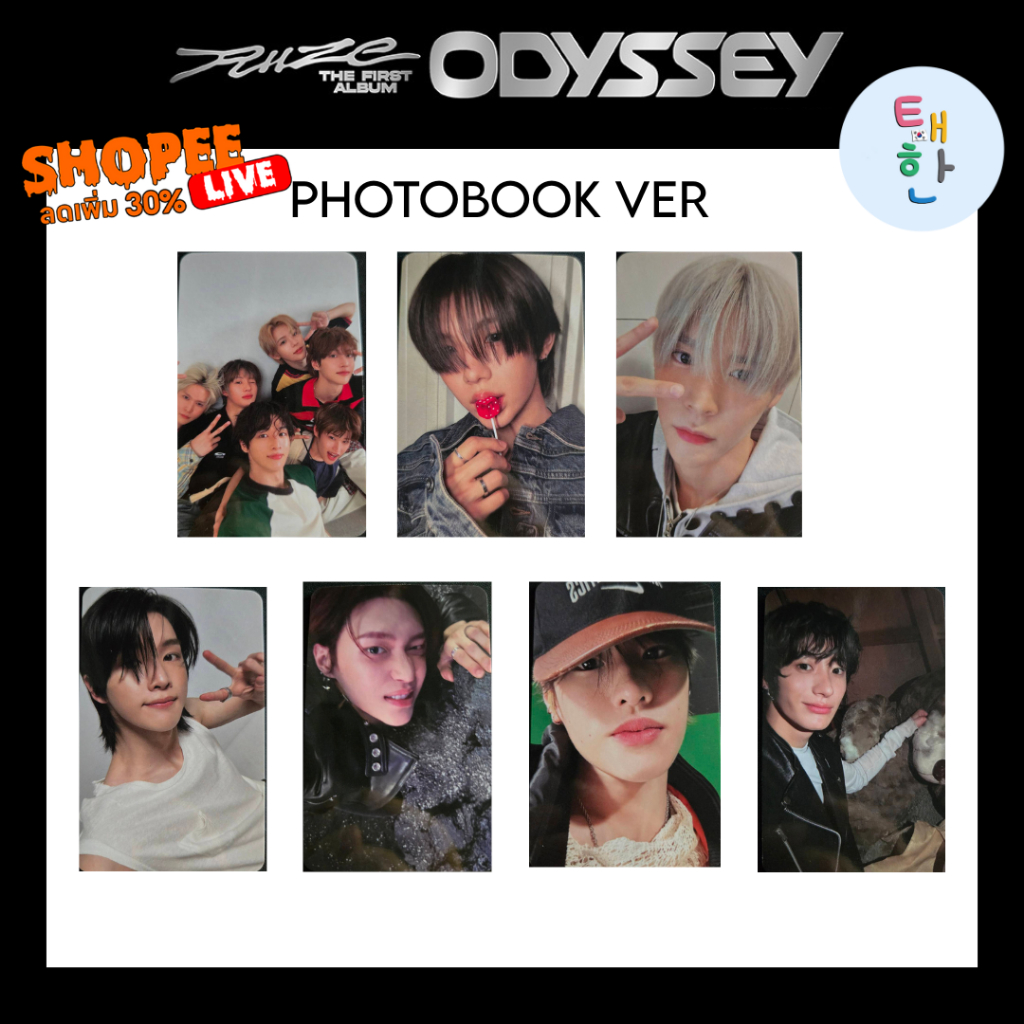 🔥ส่งด่วน ส่งทันที🔥 [RIIZE] การ์ด 1st Album [ODYSSEY] (PHOTOCARD PHOTOBOOK)