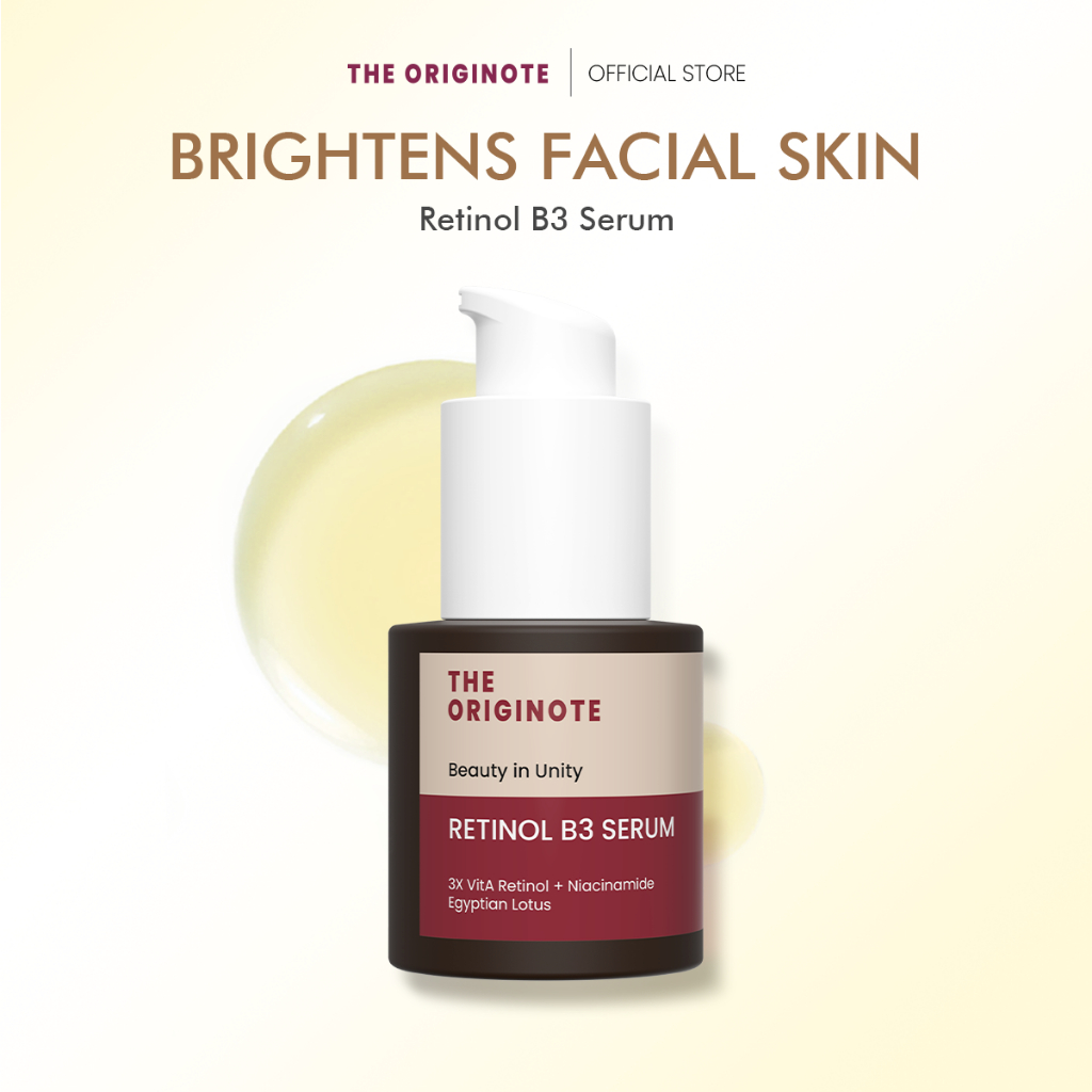 The Originote Retinol B3 เรตินอล เซรั่ม เพื่อลดเลือนริ้วรอย ปรับสีผิวที่ไม่สม่ำเสมอ