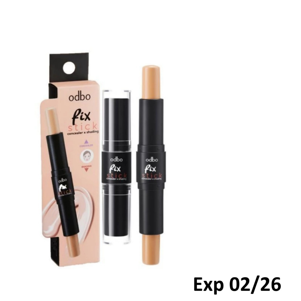 Odbo Fix Stick Concealer x Shading #OD450 : โอดีบีโอ ฟิกซ์ สติ๊ก คอนซีลเลอร์ เอ็กซ์ เฉดดิ้ง Exp.02/2