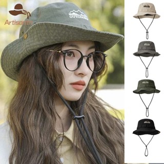 ส่งเร็ว💥ปักย้อนยุคล้างถังหมวก ยู นิสซ์ มีสายคล้องคอหมวกแดด ป…