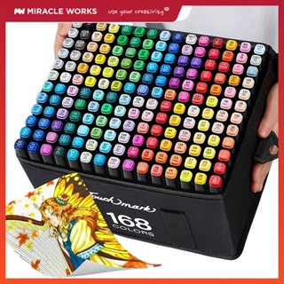 MW ปากกามาร์คเกอร์ 2 หัว ปากกาเมจิก ปากกาวาดภาพ Marker ชุด ส…