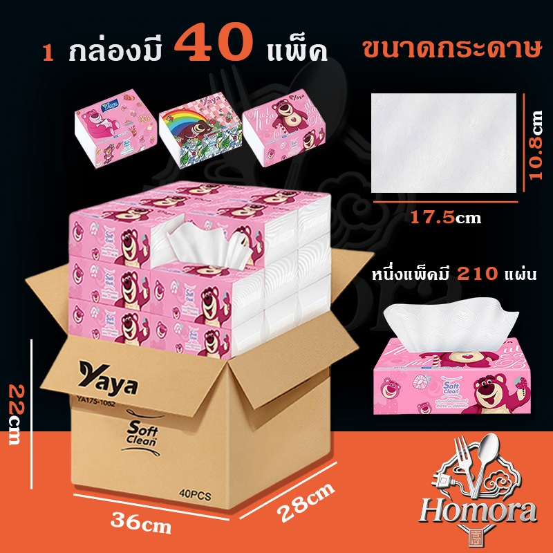 กระดาษทิชชู่ 1 หิ้ว 5 ห่อ กระดาษเช็ดมือ กระดาษเช็ดปาก ทิชชู่  ไร้ฝุ่น อ่อนโยนต่อผิว