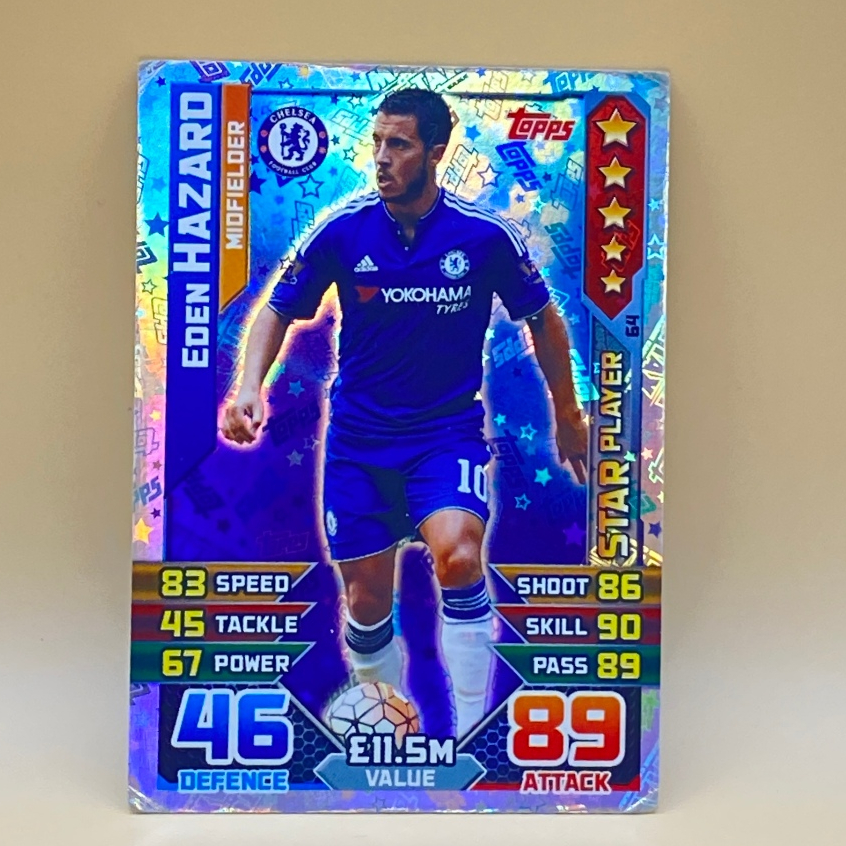 Match Attax 2015-16 Eden Hazard Star Player #64