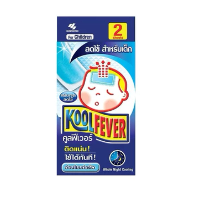 KOOL FEVER คลูฟีเวอร์ สำหรับ เด็ก 6 แผ่น