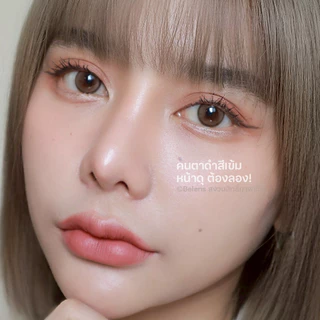 💥[ แถมตลับ Food grade ] Dawn (Brown) ค่าสายตา 0.00-10.00 คอนแทคเลนส์