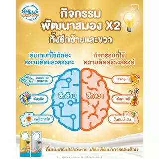 (ยกลัง24ก.)โฟร์โมสต์ โอเมก้า 3,6,9 สมาร์ท โกลด์ 1 พลัส รสจืด 180มล Foremost Omega Smart Gold