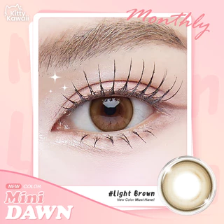 คอนแทคเลนส์(มินิ) Mini Dawn Brown / Light Brown / Gray (Kitty Kawaii) ⭐️ลายฮิต ขายดีมาก กรองแสงกันยูวี