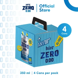 [New Packaging] hite ZERO All Free ไฮท์ซีโร่ เครื่องดื่มสปาร์คกลิ้งมอลต์ x 4 cans