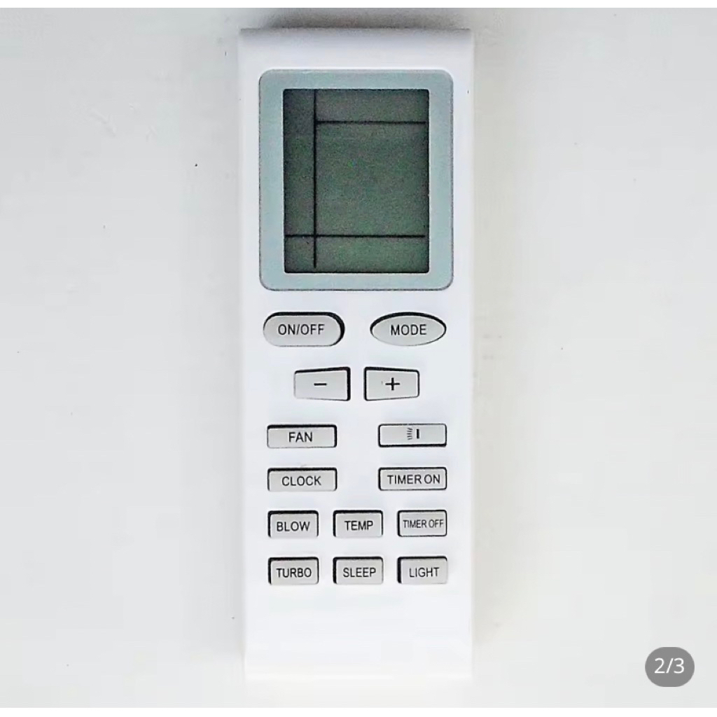 รีโมทแอร์ใช้สำหรับ Uni aire ยูนิแอร์ ใส่ถ่านใช้งานได้เลย