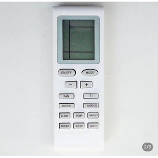 รีโมทแอร์ใช้สำหรับ Uni aire ยูนิแอร์ ใส่ถ่านใช้งานได้เลย