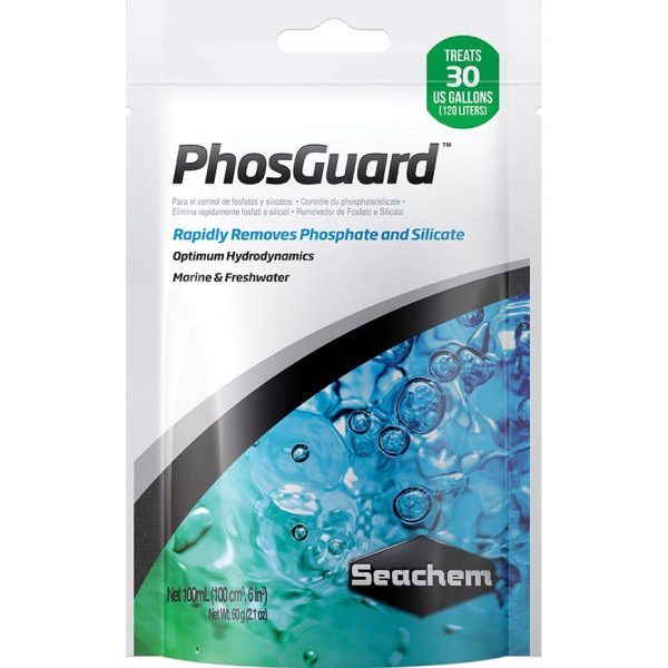 Seachem PhosGuard ซีเชม ตัวดูดซับฟอสเฟต และซิลิเกตคุณภาพสูง แบบเม็ด ช่วยลดของเสียในตู้ปลา