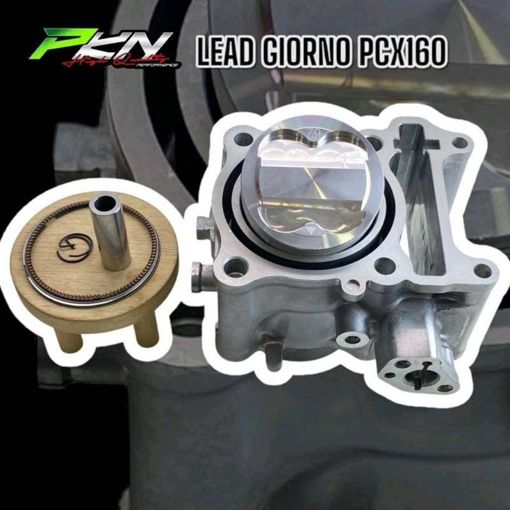 เสื้อสูบหรีด ลูกสูบCNC เสื้อสูบLEAD รุ่นLEAD GIORNO PCX160 ขนาด62-63-65มิล ส่งของเร็ว
