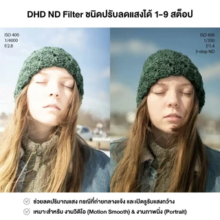 DHD ND 2-400 Variable Filter ฟิลเตอร์ลดปริมาณแสง VND รุ่นSlim จากค่าย DHD Digital