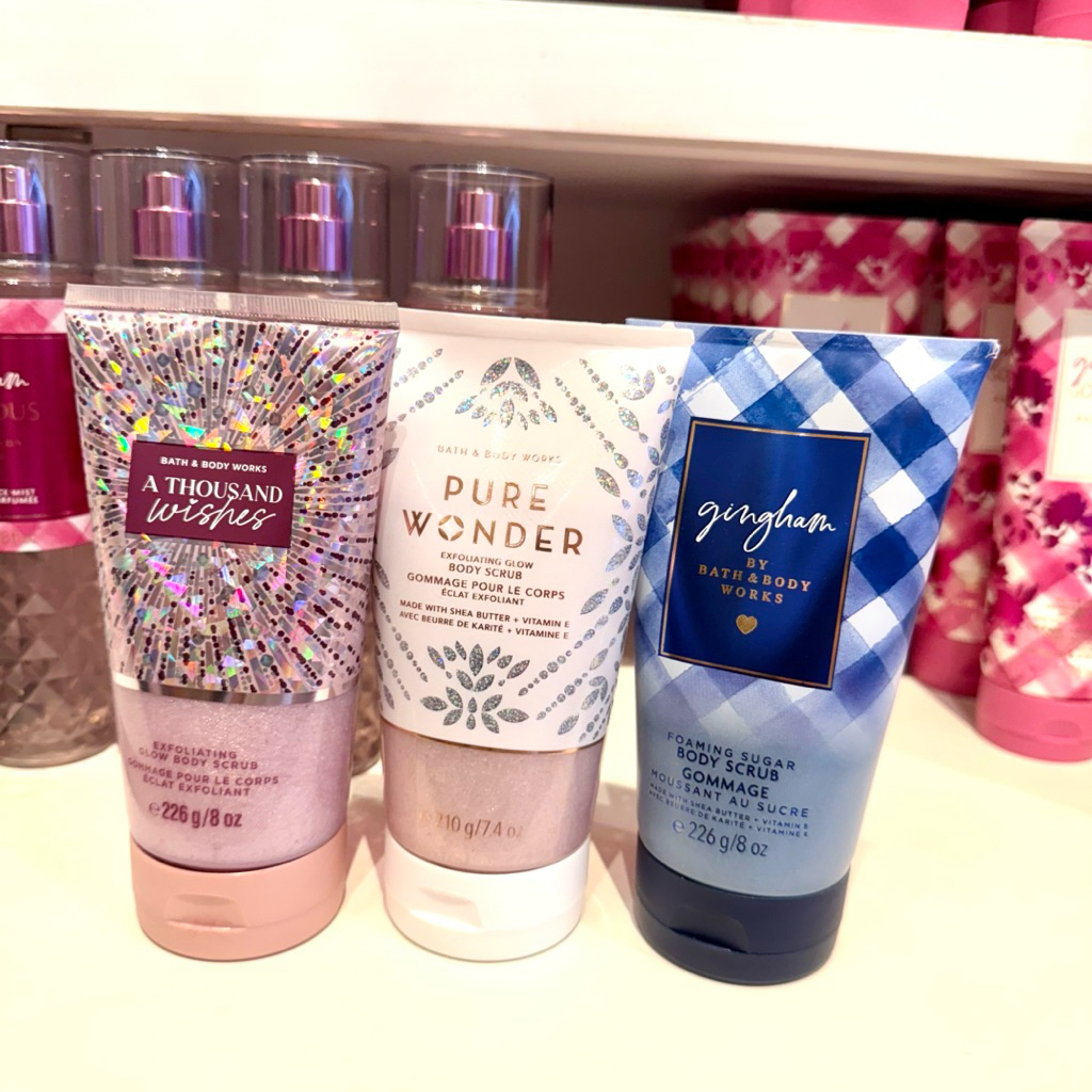 BATH & BODY WORKS FOAMING SUGAR BODY SCRUB GOMMAGE MOUSSANT AU SUCRE 226g. โฟมสครับชูการ์อาบและสครับไปในตัว226กรัม