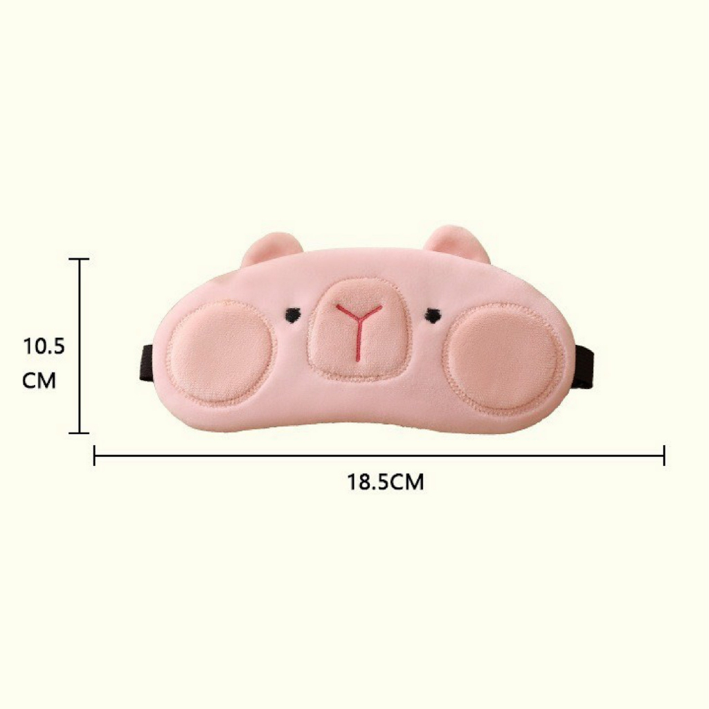 TRAVOL ผู้ติดตามใหม่ลด10%  ผ้าปิดตา น่ารัก พร้อมเจลเย็นประคบตา มาร์คตา ใส่นอน ระหว่างเดินทาง COS33 - รูปที่ 7