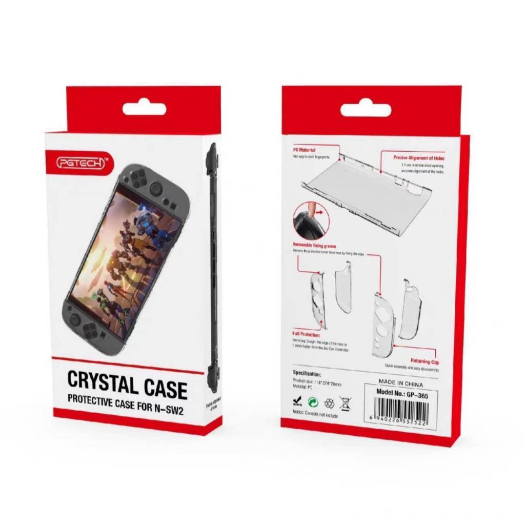 [พร้อมส่ง] Nintendo Switch 2 : NS2 Protective Case PGTECH ใช้กับ Nintendo Switch 2