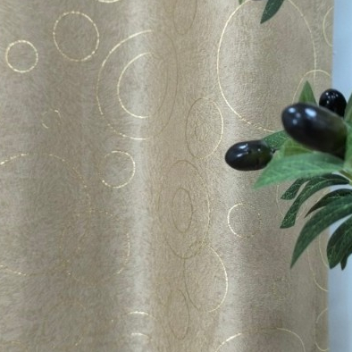 แนะนำ ผ้าม่าน ผ้าม่านหน้าต่าง  ลายโดนัท เนื้อหนากันยูวี แบบม่านตาไก่ ราคาพิเศษ มีเก็บเงินปลายทาง