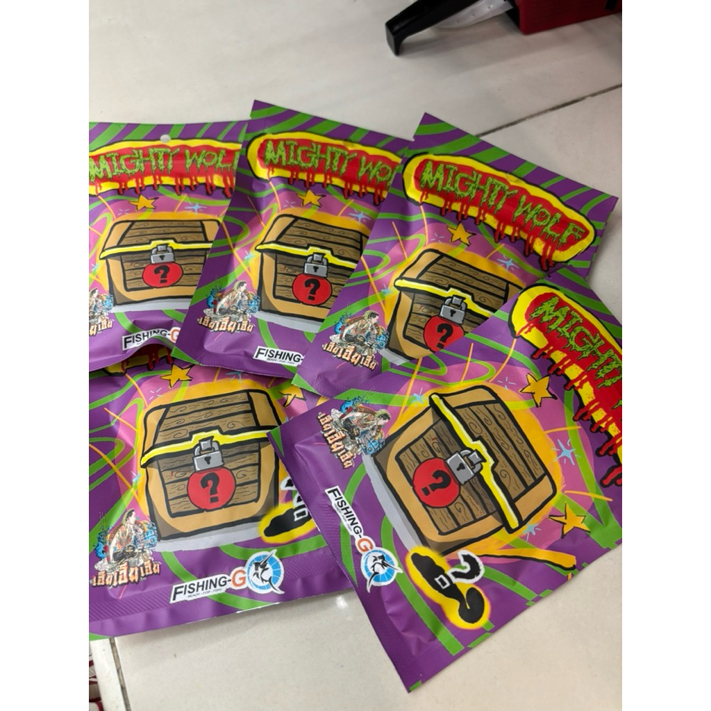 เหยื่อ MIGHTY WOLF ซองจุ่ม  ตกชะโด เฮีย เฮีย เฮีย