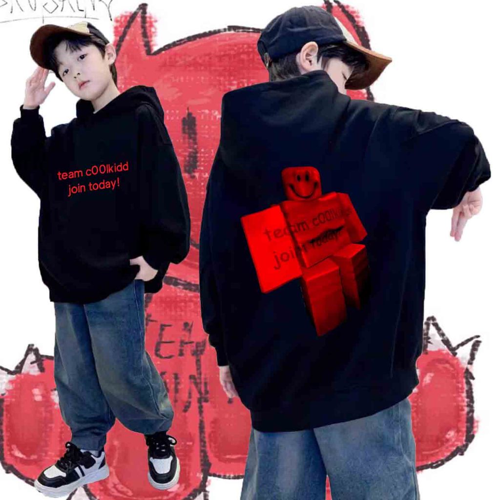 เด็ก Hoodie ทีม c00lkidd เข้าร่วม Roblox ในวันนี้, Unisex เสื้อยืดเด็ก Hoodie 120-150 ซม