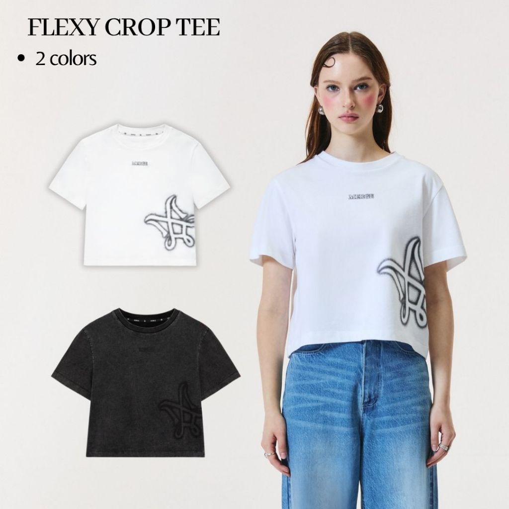 Merge Official - Flexy Crop Tee (พร้อมส่ง)
