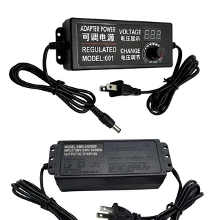 อะแดปเตอร์ AC/DC ปรับโวลท์ได้ 3V-12V 5A พร้อมหน้าจอแสดงผล 72W หัว 5.5x2.5mm อแดปเตอร์ชาร์จ