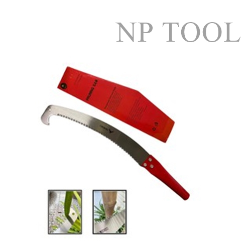 NP-311 IRONFOX เลื่อยโค้งตัดกิ่งไม้ เลื่อยตัดกิ่งไม้ (ด้ามเหล็ก) 14 นิ้ว เลื่อยมือ ปลายงอ เลื่อยตะขอแบบปลายโค้ง แข็งแรง