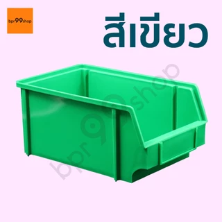 กล่องอะไหล่พลาสติก กล่องเครื่องมือ วางซ้อนได้ no.1038 ขนาด 34.0 x 20.5 x 15.5 ซม