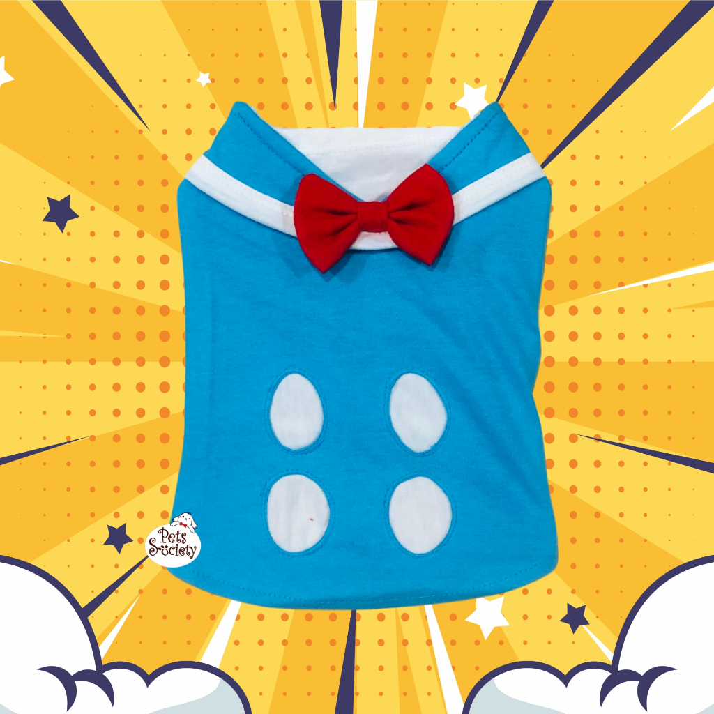 PetSociety เสื้อสุนัข เสื้อแมว Dog Clothes Cat Clothes เสื้อคอปก แต่งโบว์