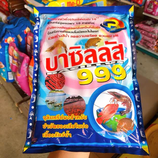 ยกลัง บาซิลลัส 999 ขนาด 1000 กรัมจุลินทรีย์ผงสำหรับบำบัดน้ำเสียในบ่อเลี้ยงสัตว์น้ำช่วยสร้างสีน้ำ ลดความเครียด ควบคุม pH