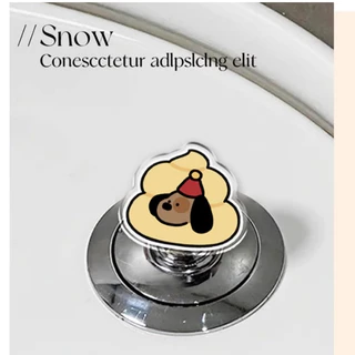 🏷️[Home] ที่กดชักโครก ที่ยกฝาชักโครก เปิด-ปิดฝาชักโครก handle toilet Dog tissu Unji~ที่ดึงชักโครก น่ารักอะคริลิค pupy