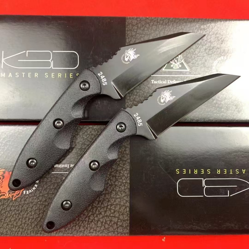 KA-BAR - มีดคอขนาดเล็ก 2485 - มีดเดินป่า - เหล็ก: 1,095 เหล็กกล้าคาร์บอนสูง - ความแข็ง: 58HRC