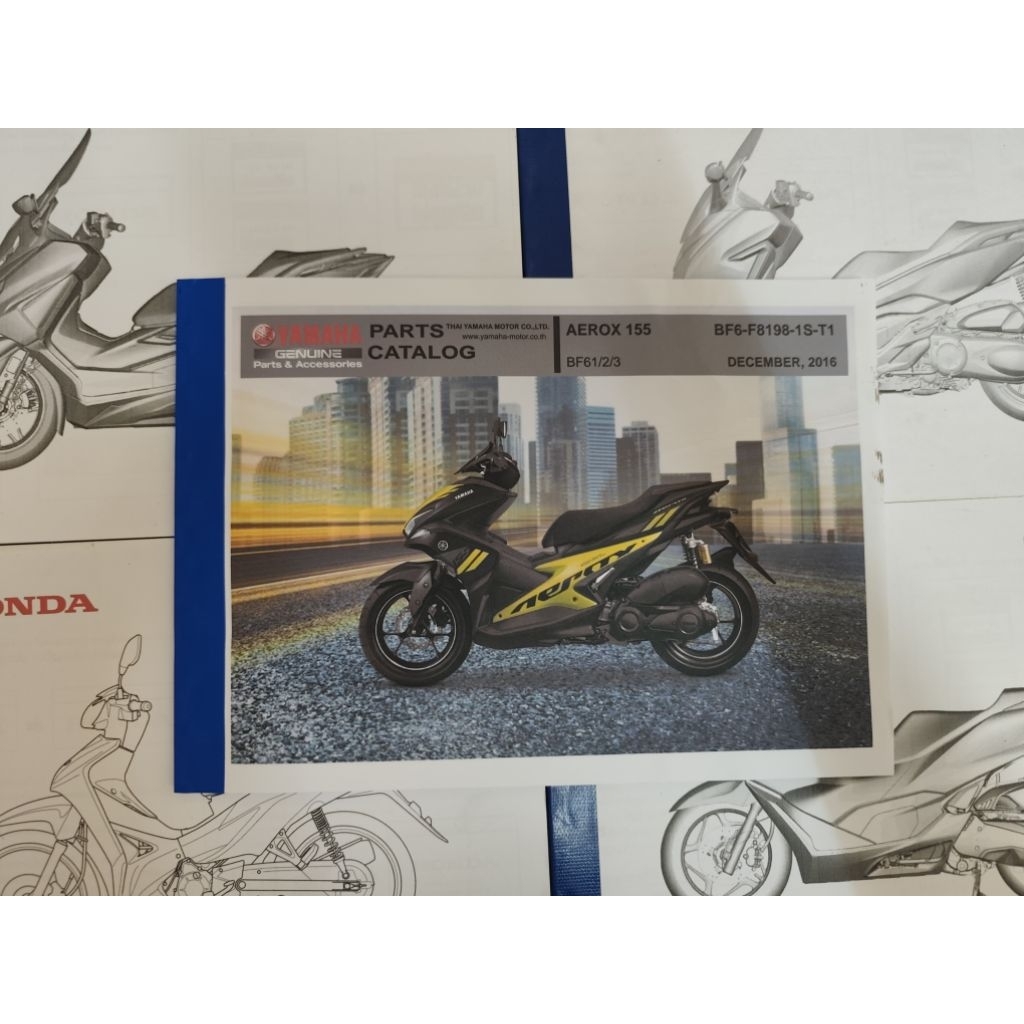 สมุดภาพอะไหล่ YAMAHA AEROX155