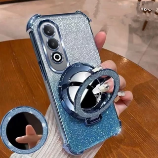 เคสโทรศัพท์ สำหรับรุ่น Vivo Y200 Y19S ไล่โทนสีสวย กันกล้อง หรูหรา กากเพชร 2in1 แหวนกระจก ฟรุ้งฟริ้งง BB1