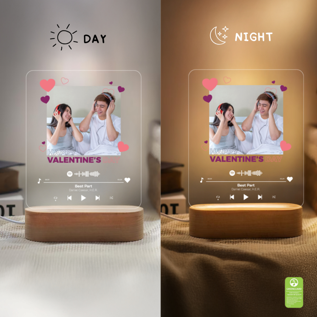 จัดทำ 1-2วันHappylife Eternal Love โคมไฟอะคริลิคสั่งทำ ของขวัญวันเกิด ของขวัญให้แฟน วันวาเลนไทน์ ของขวัญให้แฟน วันครบรอบ - รูปที่ 2