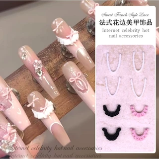 XL2.[หนึ่งถุงมี 20 ชิ้น] อะไหล่เรซิ่นรูปโค้ง แบบนิ่ม โค้งงอสะดวก สำหรับตกแต่งเล็บ พร้อมส่งจากไทย งานน่ารักค่ะ