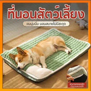 ที่นอนสัตว์เลี้ยง ผ้าฝ้าย ขนาดใหญ่ ซักทําความสะอาดได้ เบาะสัตว์เลี้ยง ที่นอนหมา ที่นอนเเมว ที่นอนสุนัข คอนโดแมว