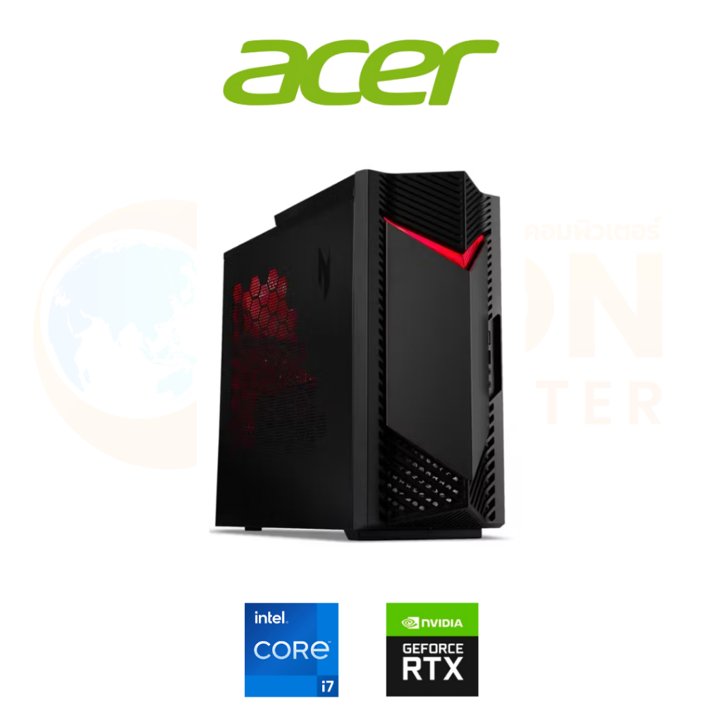 DESKTOP (เดสก์ท็อป)  ACER NITRO N50-656-14F32G0TMGi/T003 / INTEL CORE I7-14700F /32GB/1TB/RTX 3050/W