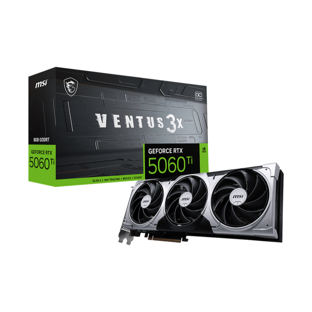 MSI GeForce RTX 5060 Ti 8G VENTUS 3X OC	RTX5060TI8VNT3XOC