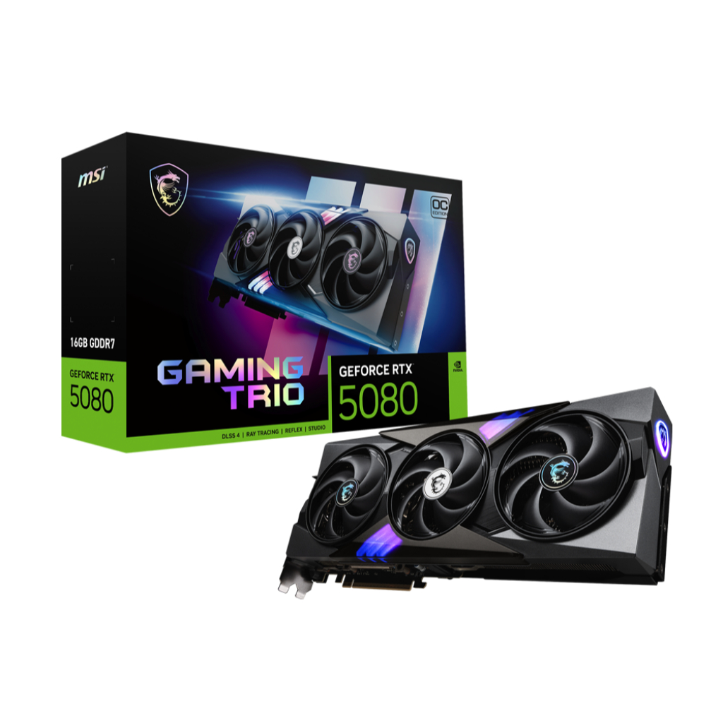 VGA MSI GeForce RTX 5080 16G GAMING TRIO OC