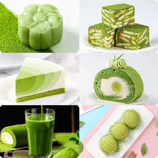 แบรนด์ดังจากจีน Qingxi Ruozhu มัทฉะชาเขียว อูจิ ผ50 g.ซอง /35g.กระปุก งมัทฉะ Matcha ผงมัทฉะ