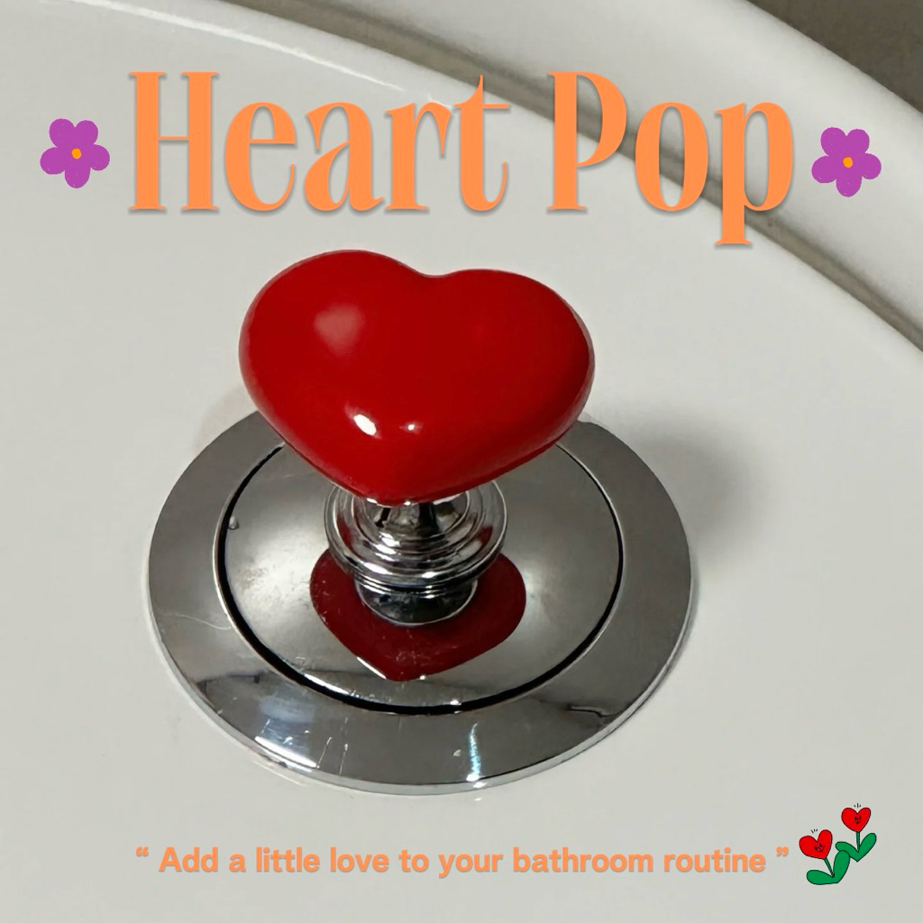 Mr.wall studio - หัวใจไม่จำเป็นต้องอยู่ในอก…แต่อยู่บนชักโครกก็ได้ ใครว่าห้องน้ำจะน่ารักไม่ได้? 🚽❤️