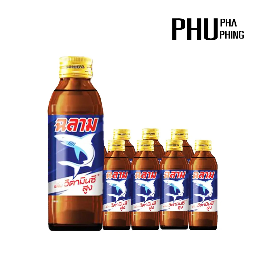 ฉลามขาว เครื่องดื่มบำรุงกำลัง 150 มล. ยกแพ็ค ยกลัง