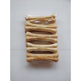 ขนมสุนัข กระดูกอัดหนังสีธรรมชาติ ไซส์ 2"3"4"5"6"8"บรรจุ 1kg