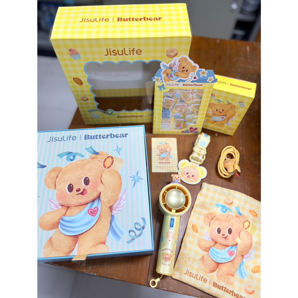 พร้อมส่ง 🐻 พัดลม หมีเนย น้องเนย Butterbear x JisuLife Handheld Fan Pro1 5000mAh