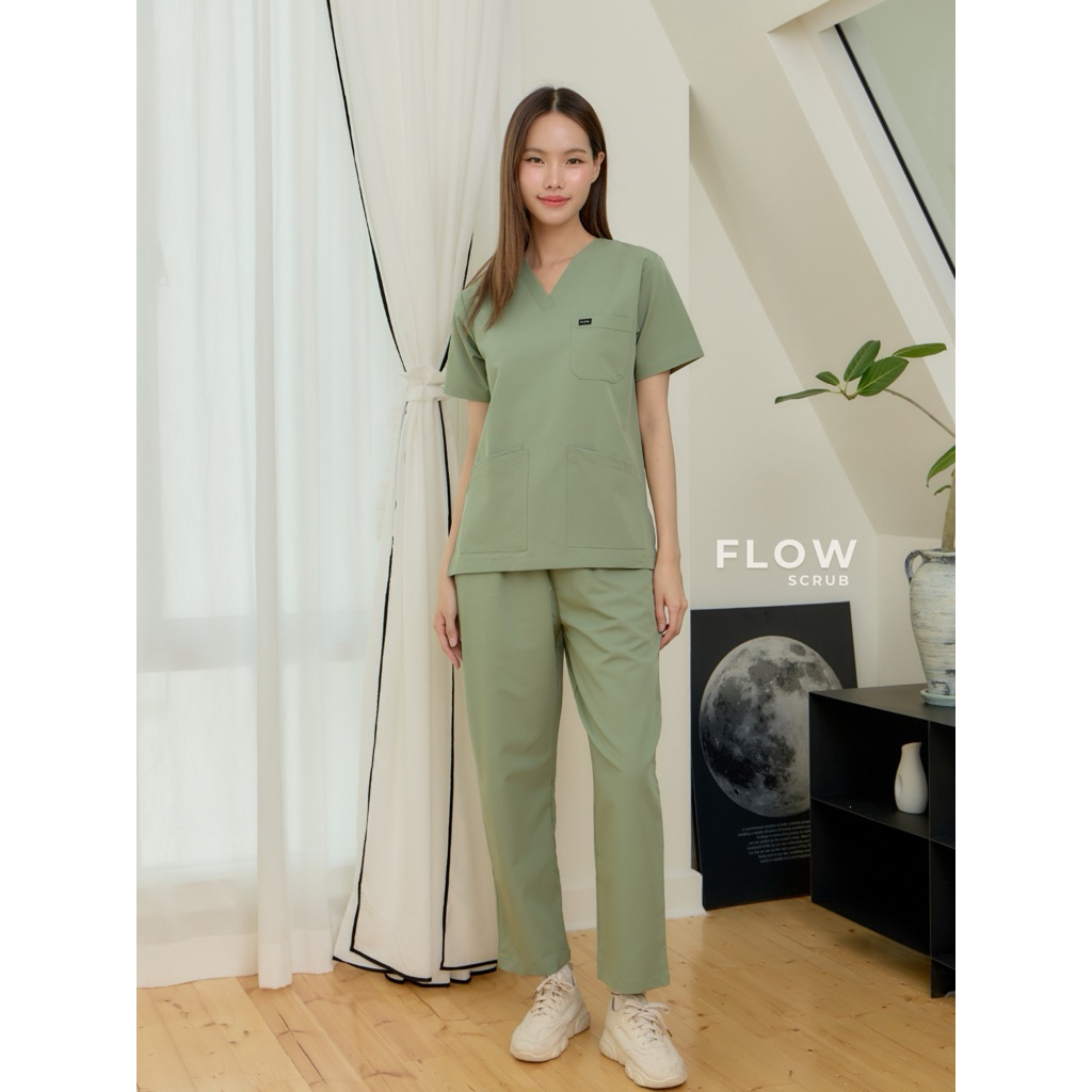 FLOW SCRUB ชุดสครับ UNISEX FERN COLOR