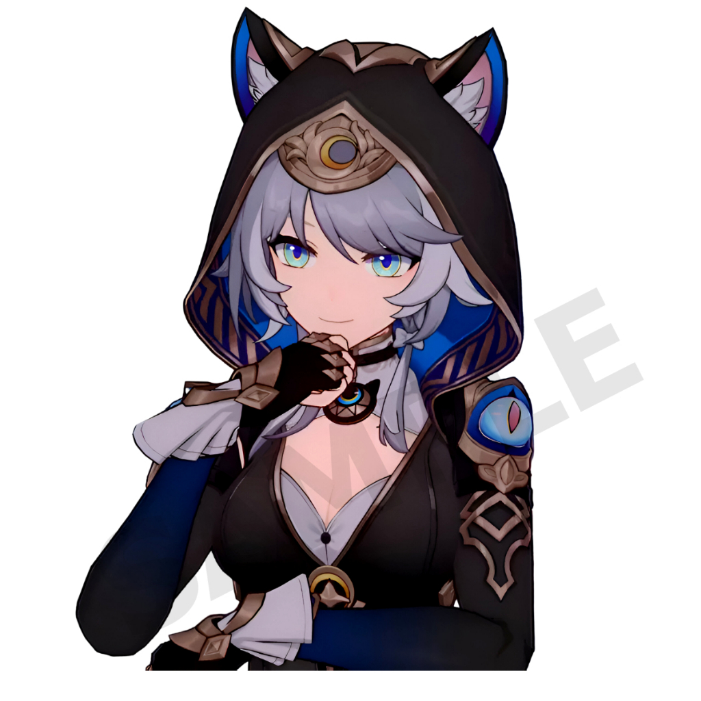 honkai star rail cipher สติ๊กเกอร์ 2 แผ่น Cipher Star rail