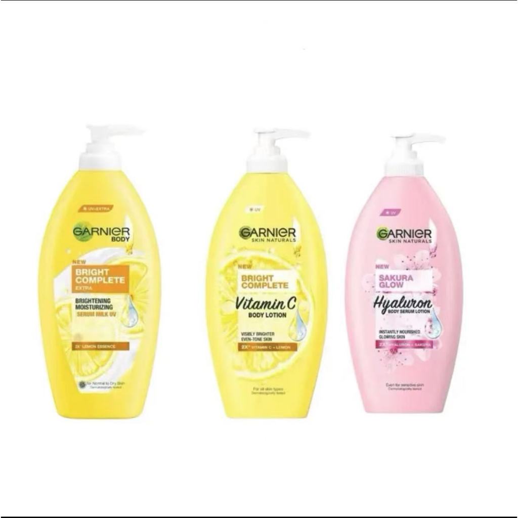 ✨ ผิวสวยกระจ่างใสในแบบที่คุณเลือก! ✨ 🌞 Garnier Bright Complete Vitamin C & Lemon 🌸 Garnier Sakura Gl