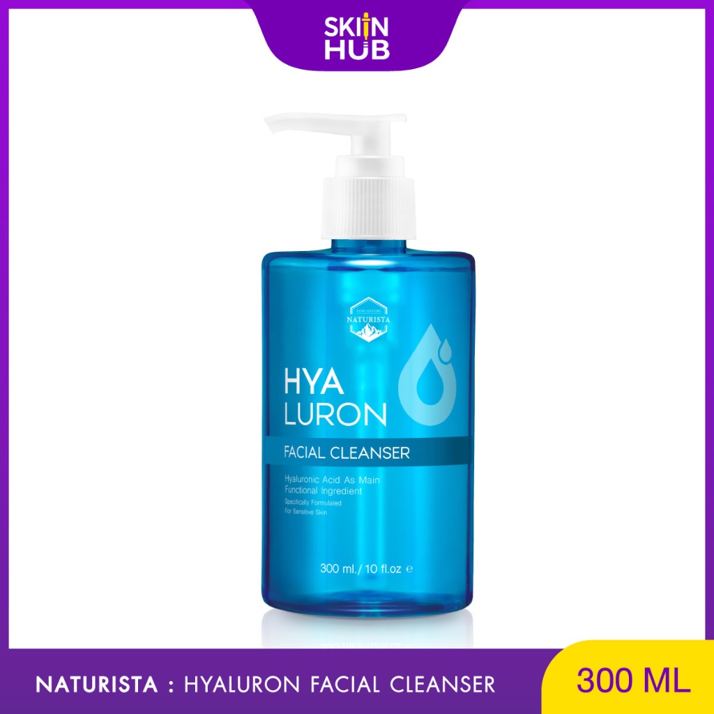 Naturista Hyaluron Facial Cleanser เจลล้างหน้าสูตรไฮยาลูรอน เติมความชุ่มชื้น ผิวดูอิ่มฟู 300ml