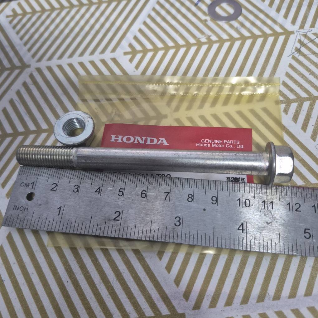 น็อตแท่นเครี่องแท้ Honda ขนาด10มิลยาว110มิล M10x110ใส่แท่นเครื่ิอง Dash, Sonic, wave110i,wave125,125i