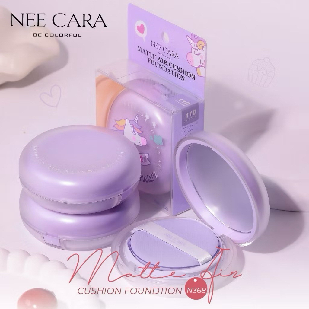 NEECARA | N368 คูชั่น เนื้อแมท MATTE AIR CUSHION FOUNDATION